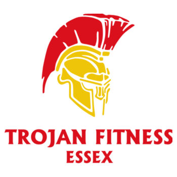 Trojan Fitness Men's T-shirt (with name on back) Design
