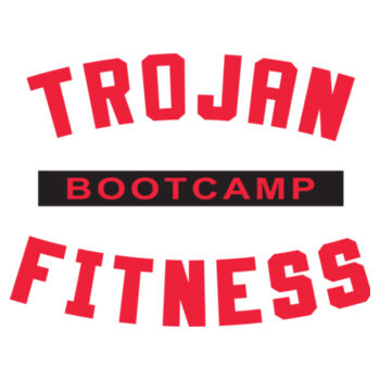 Trojan Fitness (Bootcamp) Vest White Personalised Design