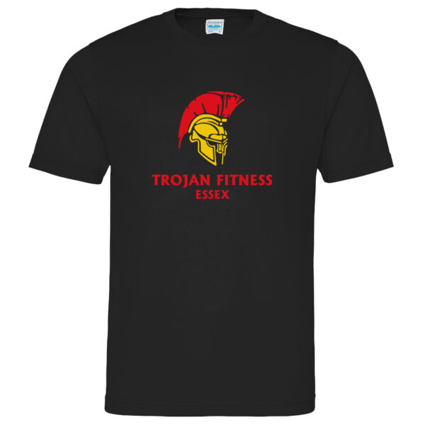 Trojan Fitness Men's T-shirt (with name on back) Thumbnail