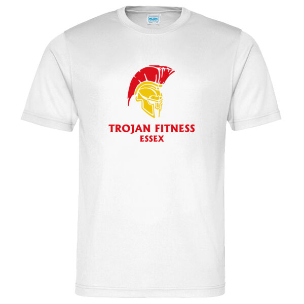 Trojan Fitness Men's T-shirt (with name on back) Thumbnail