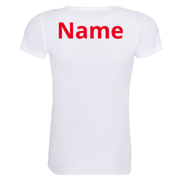 Trojan Fitness T-Shirt - Ladies (with name on back) Thumbnail