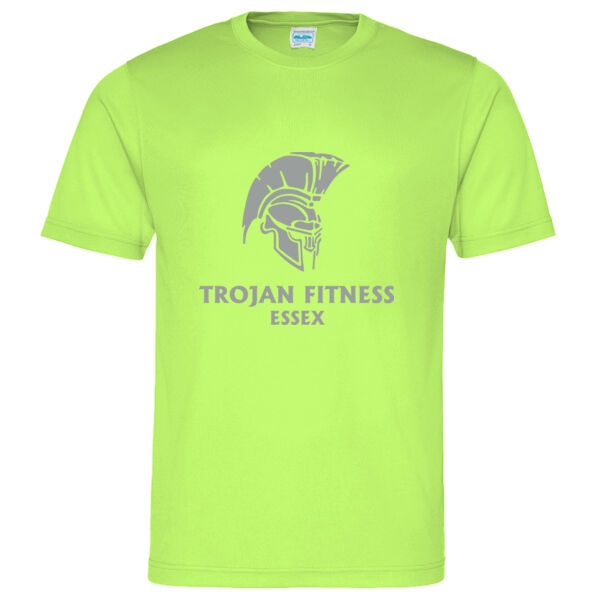 Trojan Fitness Men's T-shirt Florecent  Reflective print Thumbnail